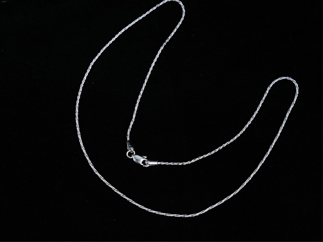Fine Anchor Cable Silver Chain