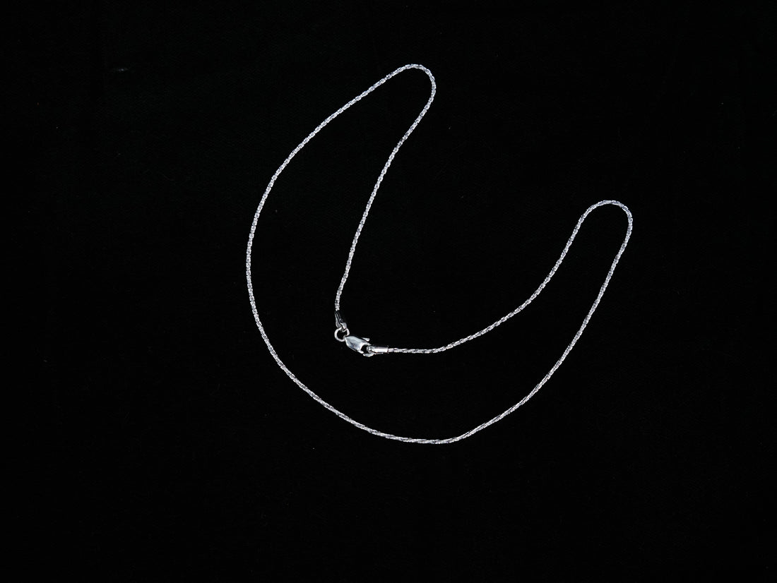 Fine Anchor Cable Silver Chain